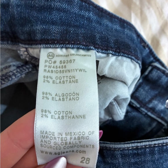 AG Adriano Goldschmied Farrah Boot Crop jeans Size 28 - Picture 6 of 6